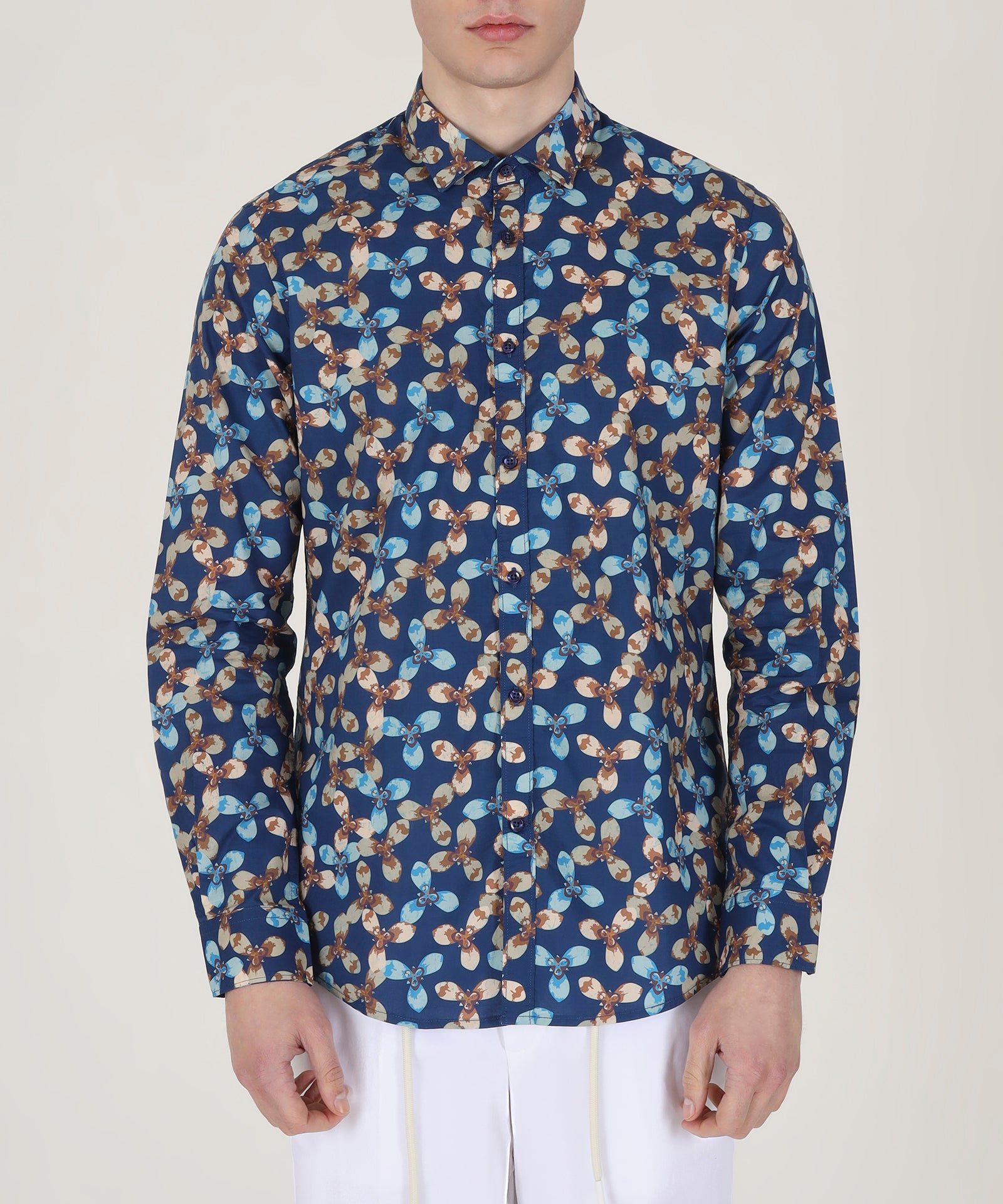 CAMICIA MANICA LUNGA COLLO FRANCESE FANCY