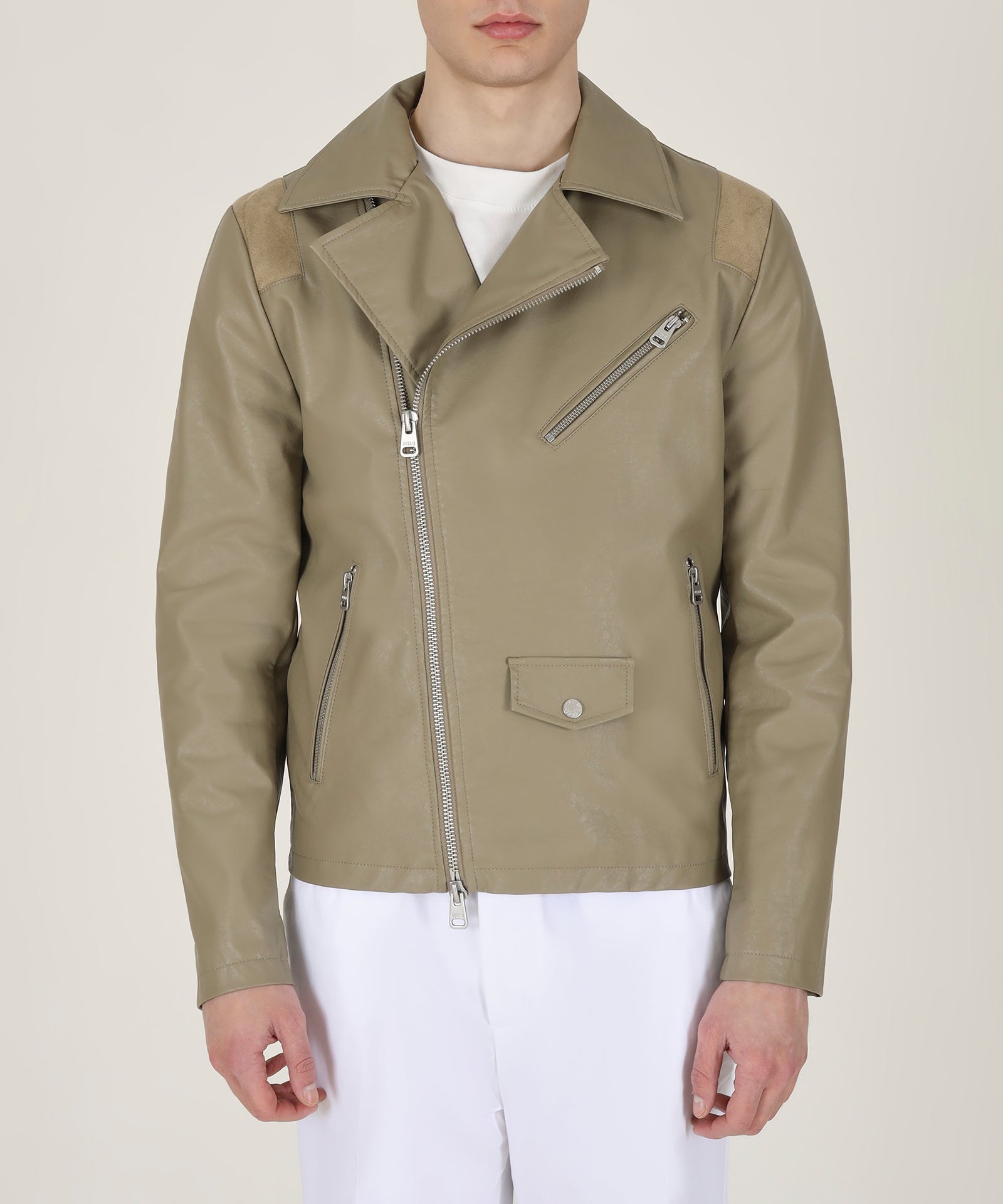 GIUBBOTTO CHIODO WASHED
