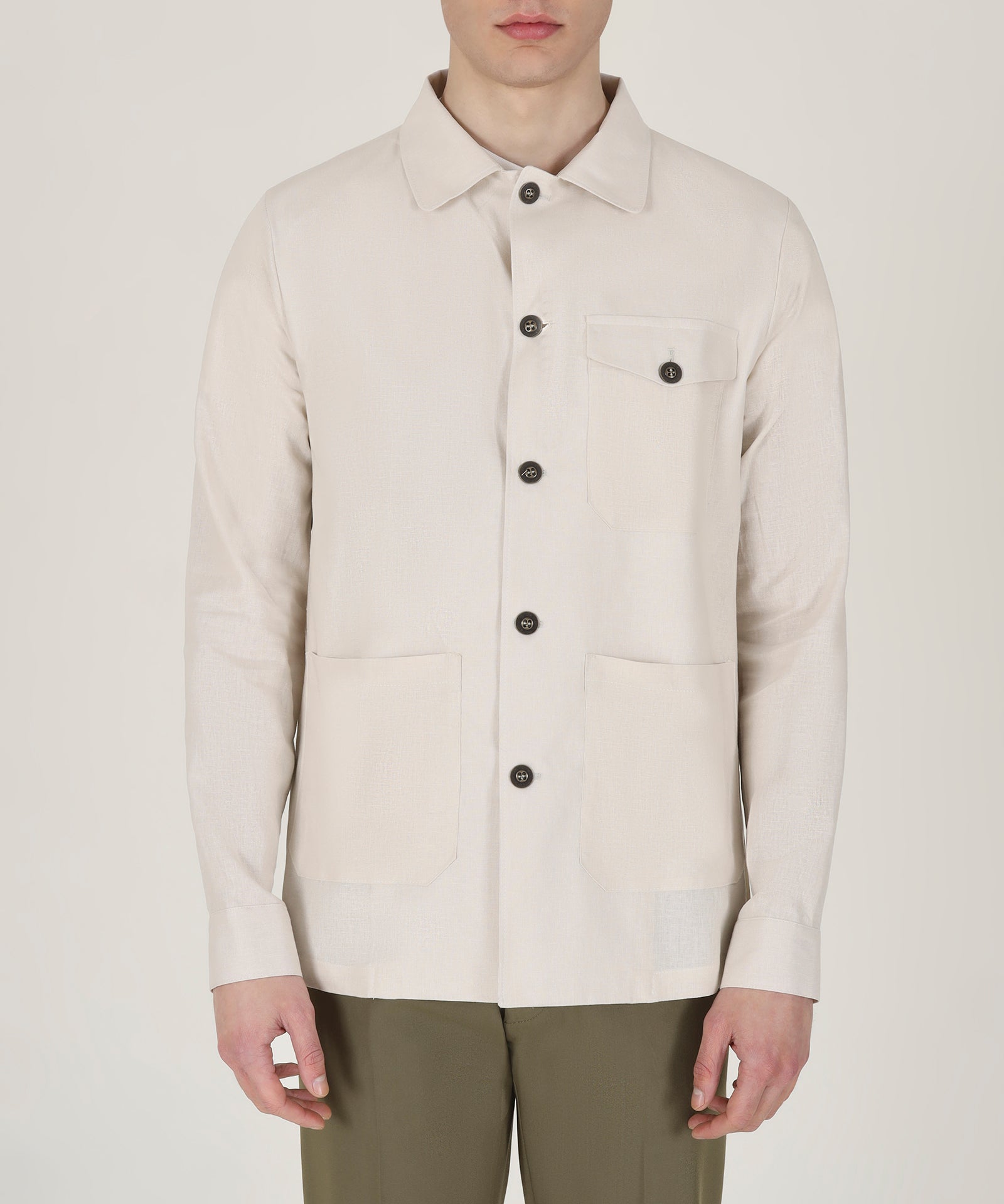 OVERSHIRT CON TASCHE A TOPPA