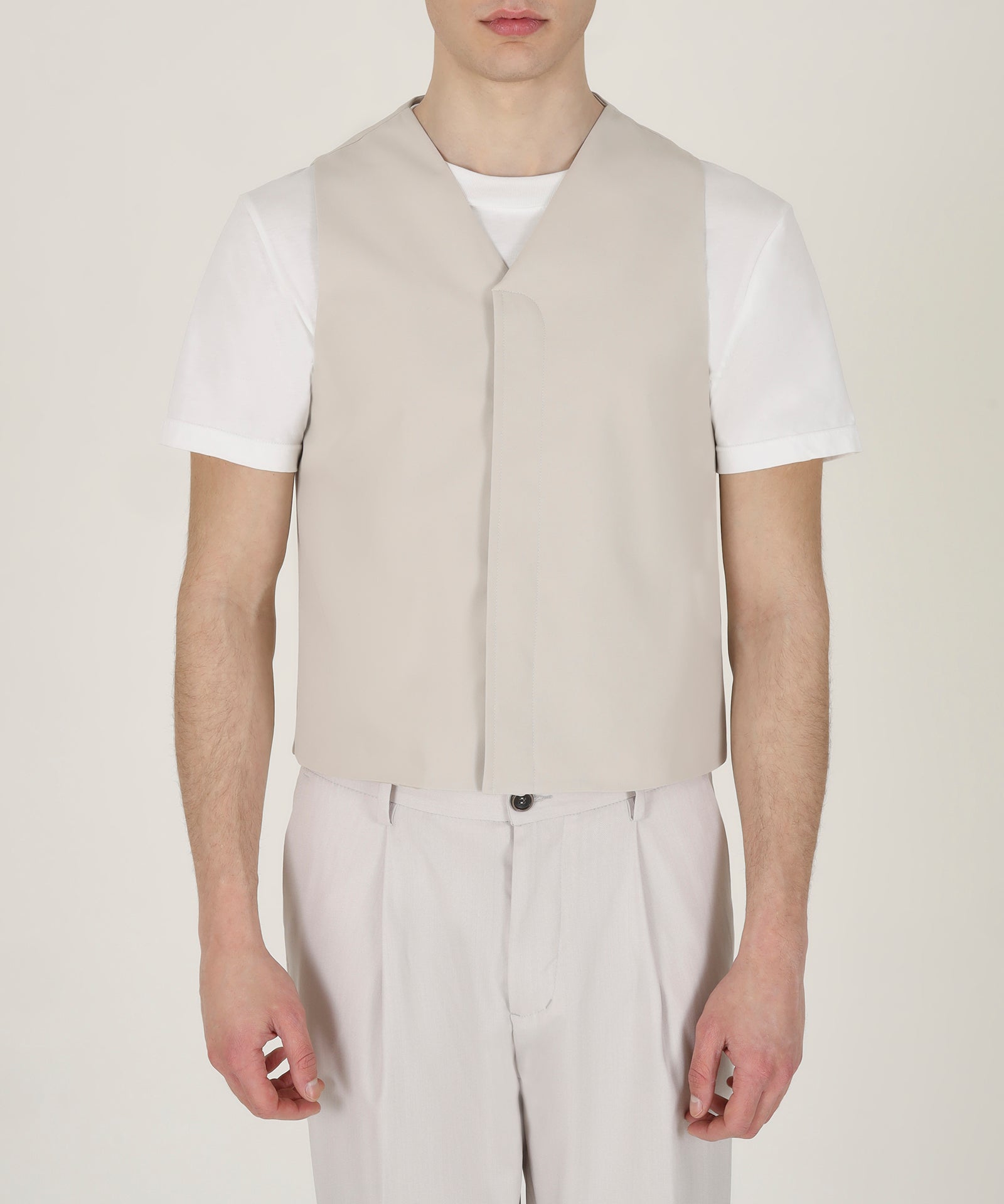 GILET ABBOTTONATURA NASCOSTA
