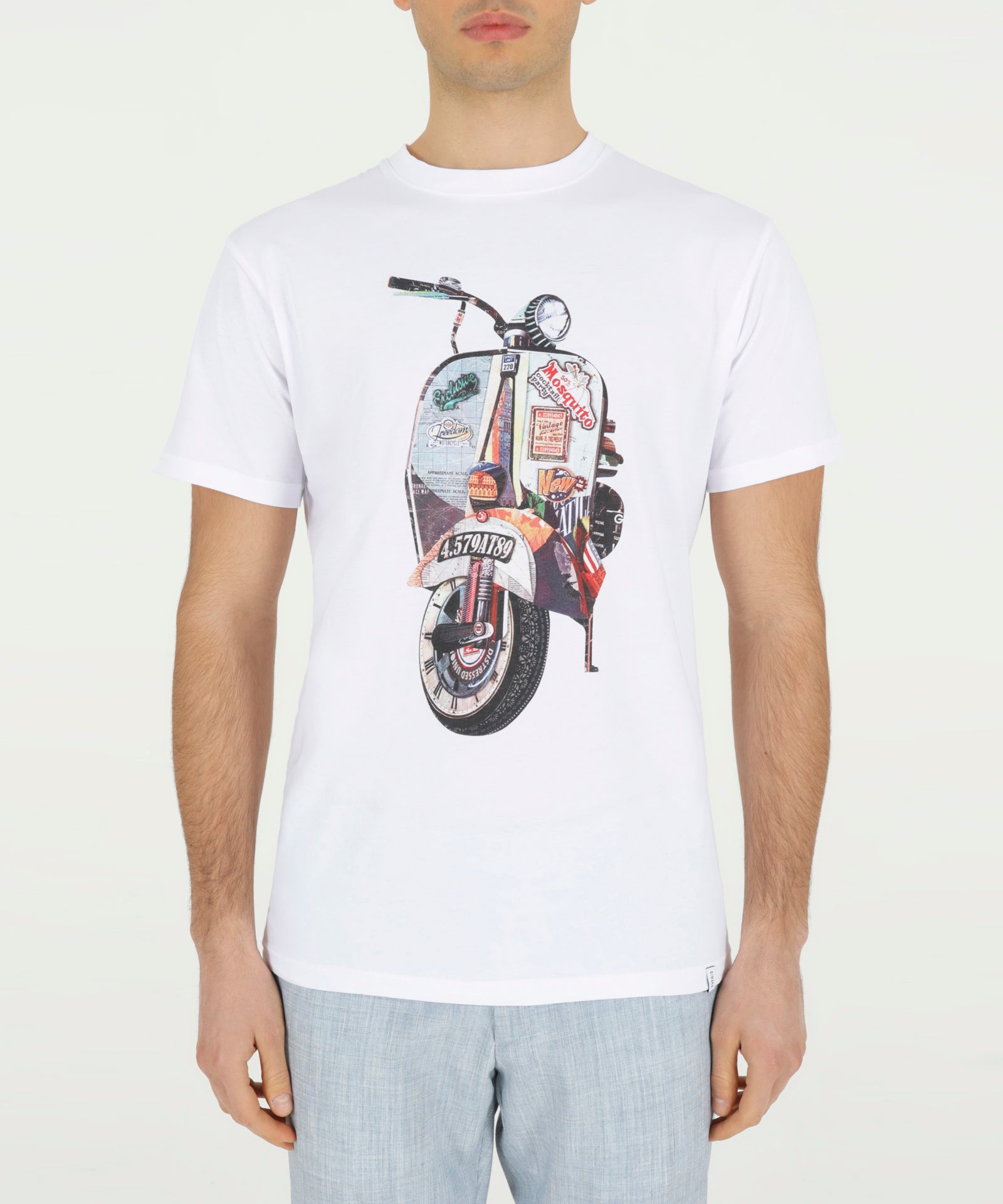 Over D T-SHIRT CON GRAFICA VESPA