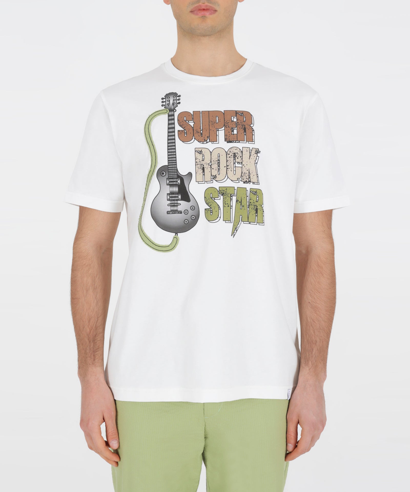 Over D T-SHIRT GRAFICA SUPER ROCK STAR