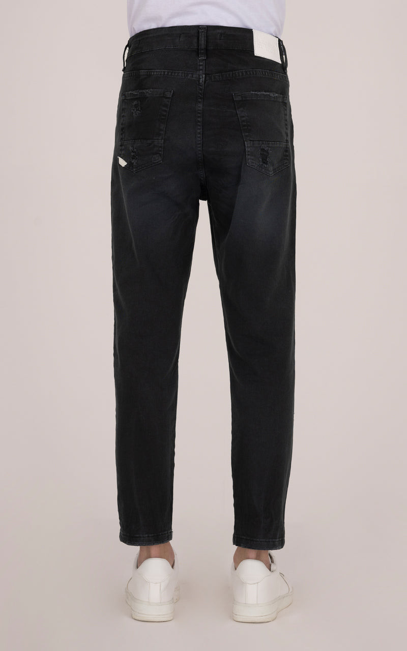 PANTALONE 5 TASCHE TAPERED FIT