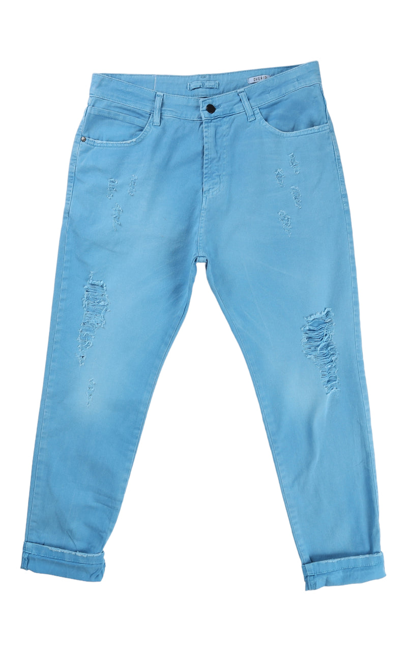 PANTALONE 5 TASCHE TAPERED FIT