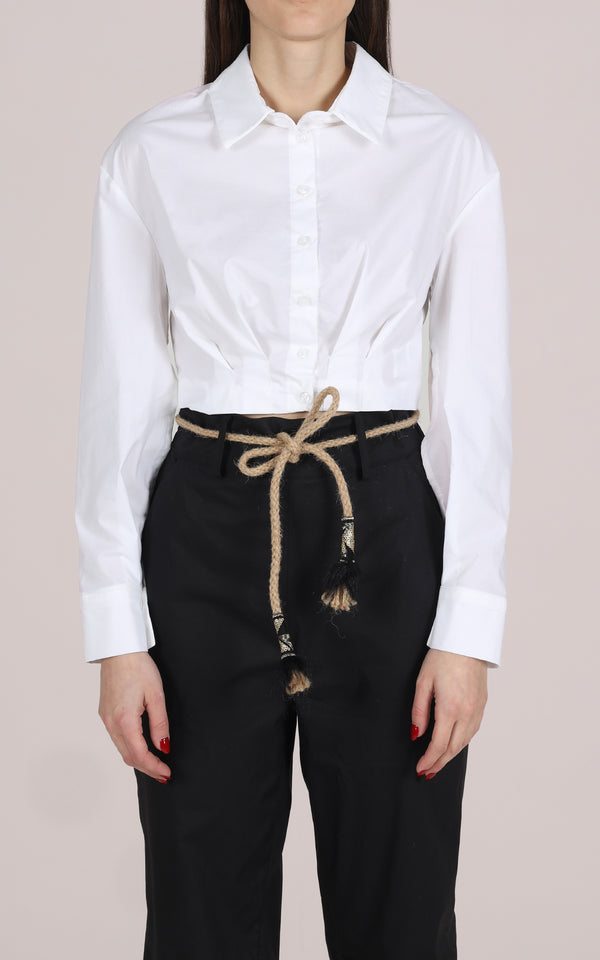 CAMICIA CORTA CON MANICHE APERTE